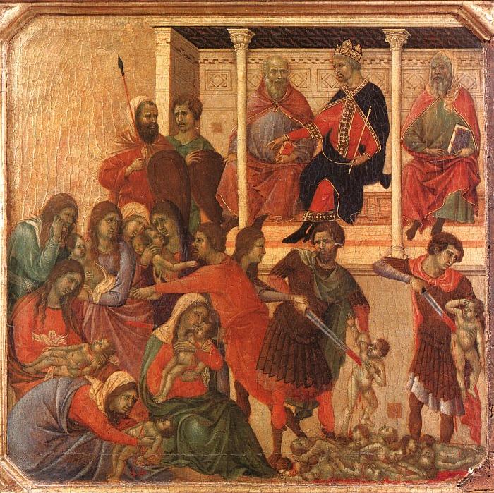 Duccio di Buoninsegna Slaughter of the Innocents oil painting picture